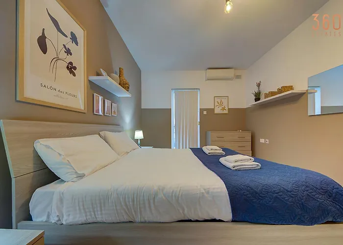 Stylish 1br With Terrace In Wifi And Ac * Gżira