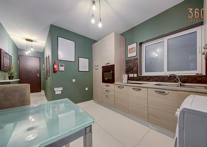 Stylish 1br With Terrace In Wifi And Ac * Gżira